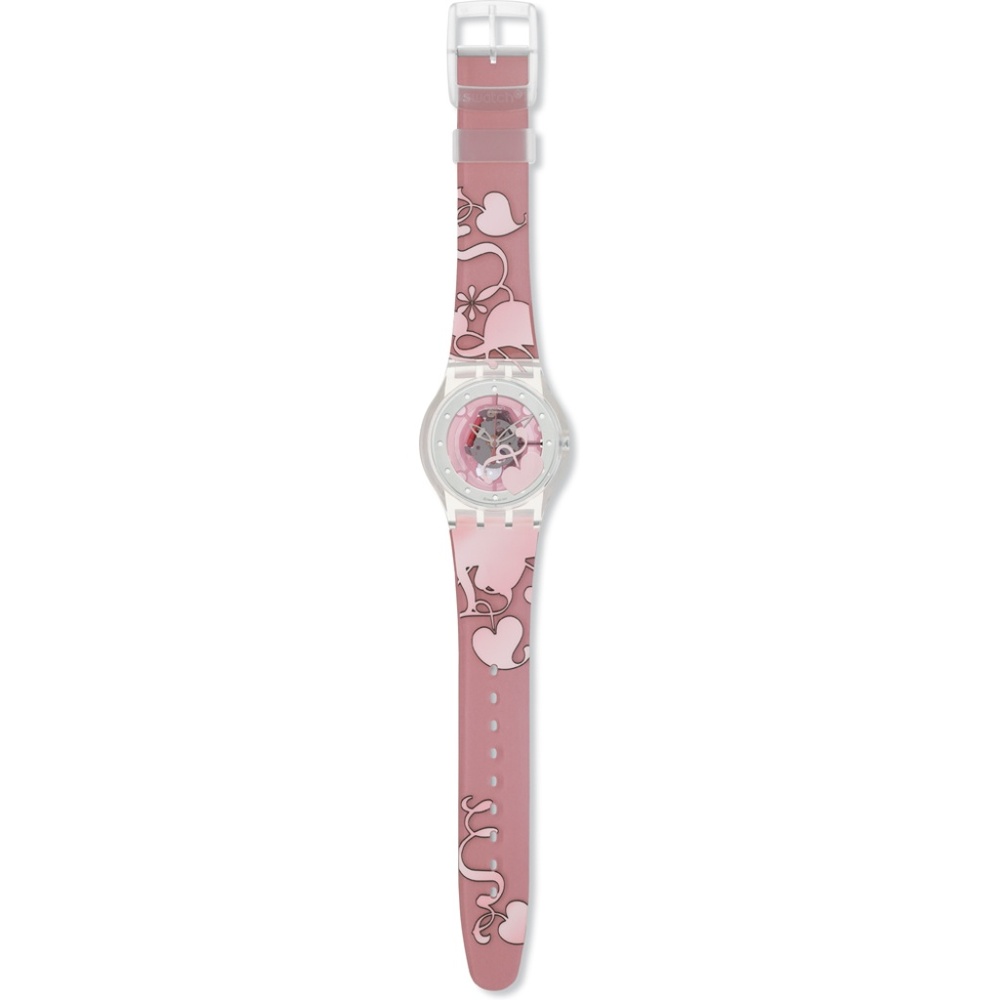 JELLY SWATCH WATCH “PINK IVY” (SUJK111) NEW IN BOX